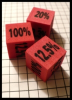 Dice : Dice - 6D - Foam Percentage Dice by Manipulite - Ebay Oct 2010